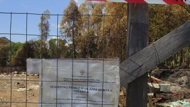 Sequestrata una discarica abusiva