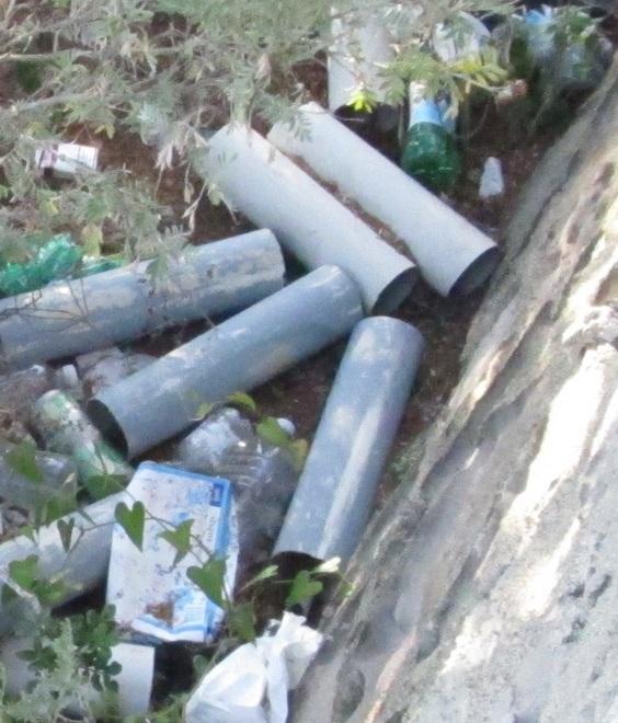 Degrado sulla discesa di Punta Pacchiano