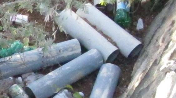 Degrado sulla discesa di Punta Pacchiano