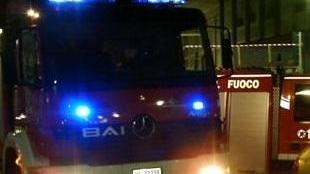 Un intervento dei vigili del fuoco