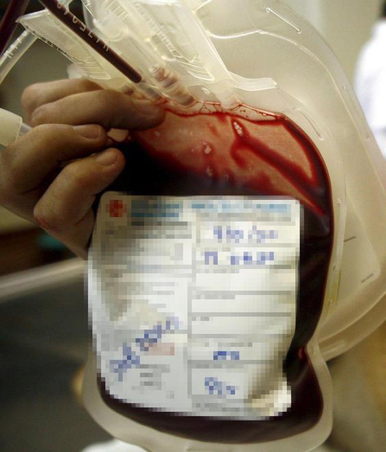 Sangue, sacche passate al setaccio 