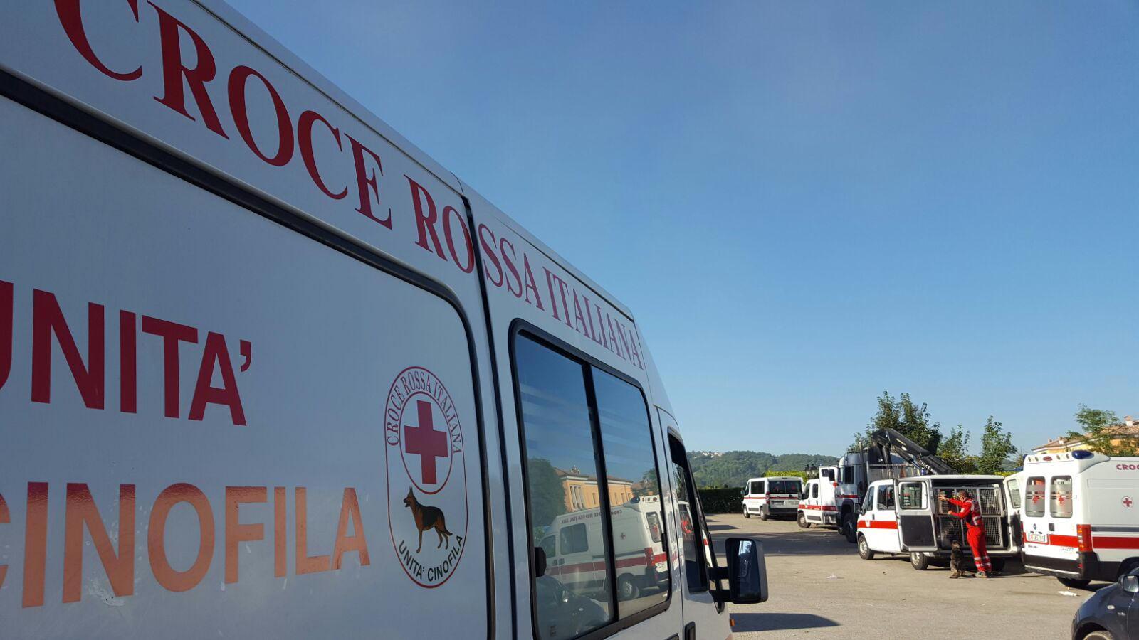 I soccorsi lucchesi nei luoghi della tragedia