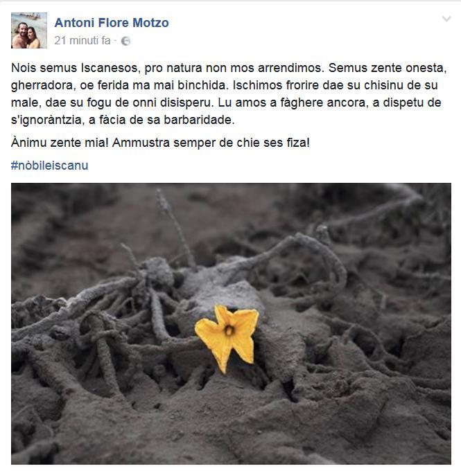 Il messaggio del sindaco di Scano