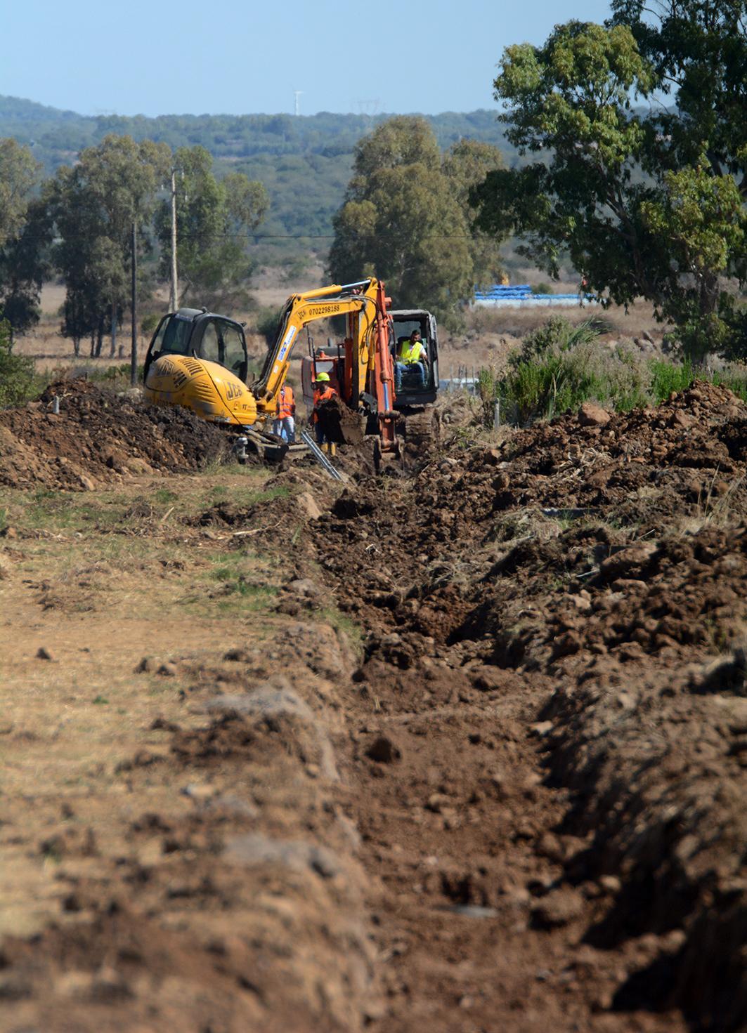 Il cantiere di Abbanoa