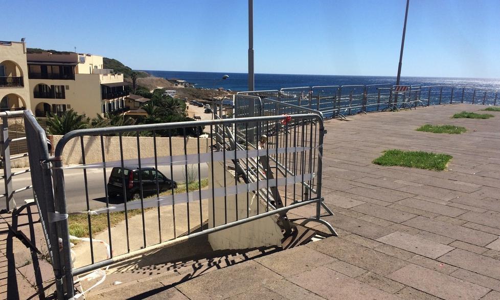 Ringhiere pericolanti e transenne