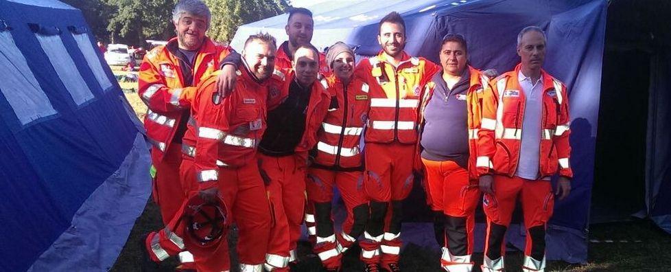 Tute gialle, Avis, pompieri, Cri e Anpas in prima fila