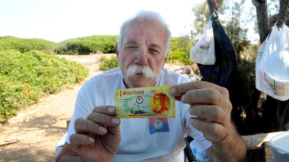 Doddore Meloni e la banconota della Repubblica di Mal di Ventre, la Shardana
