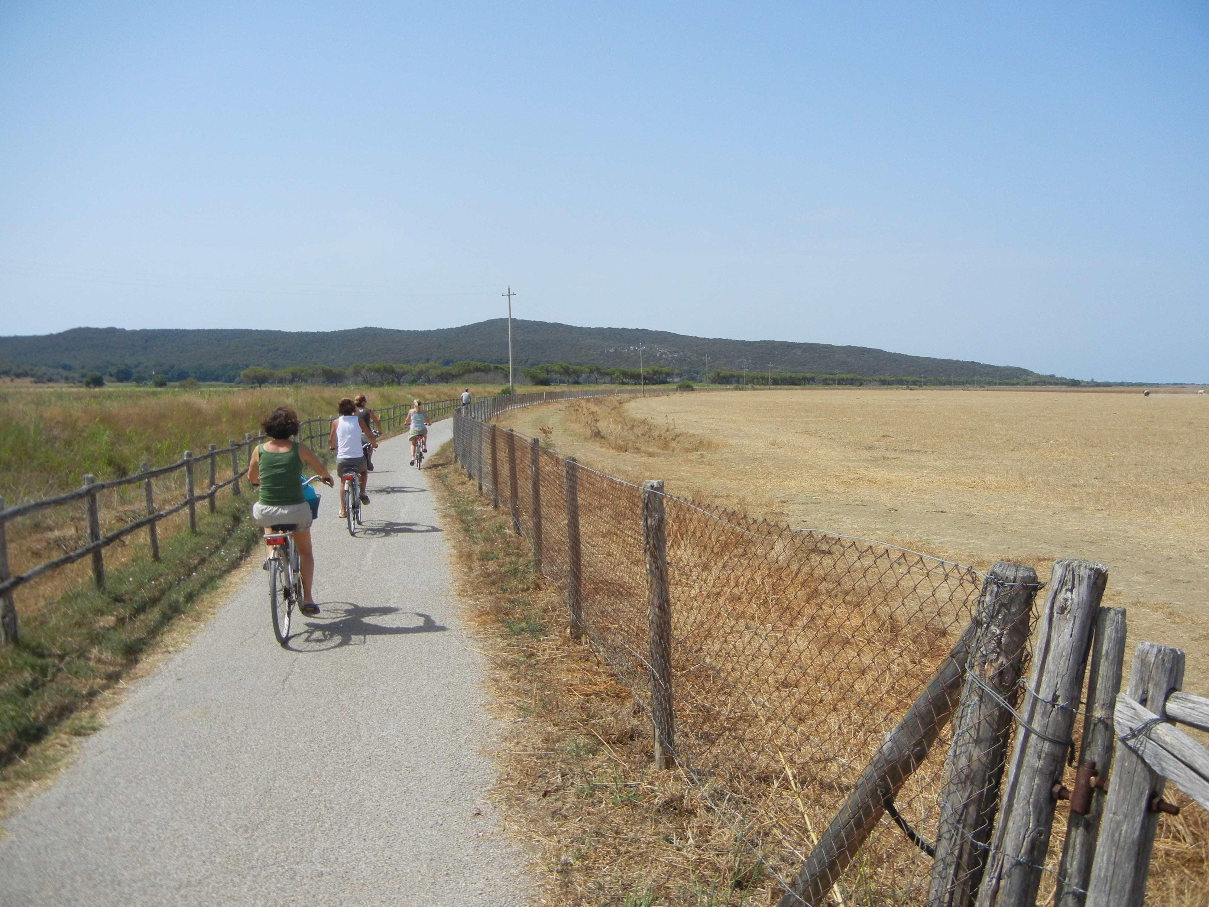 In bicicletta al Parco della Maremma