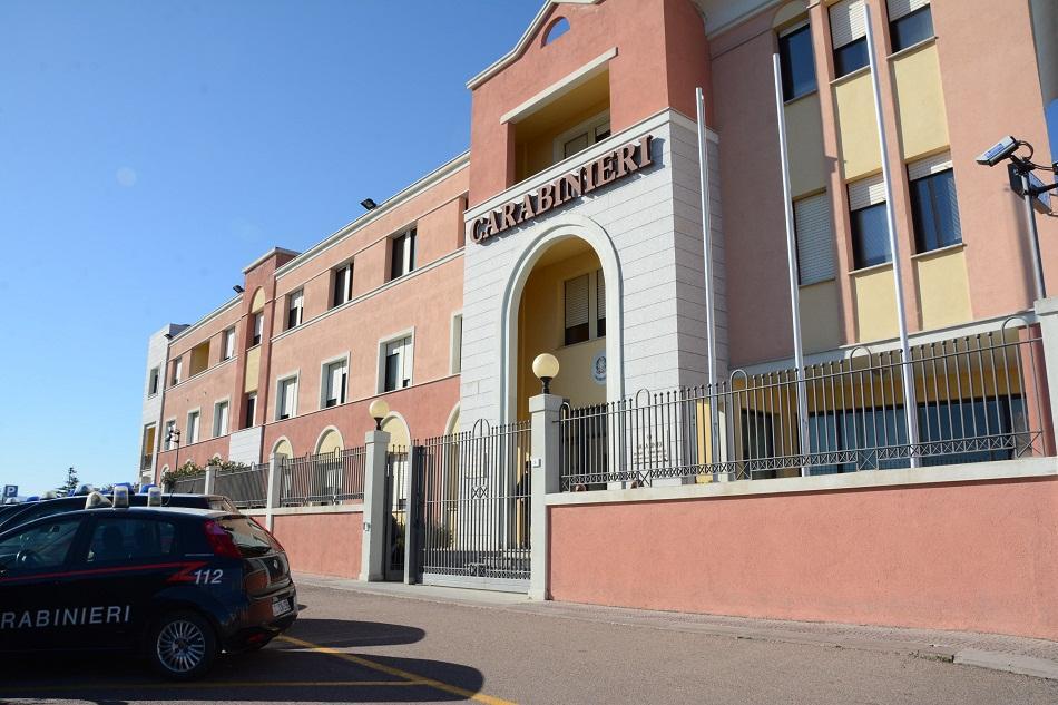 La caserma del reparto territoriale di Olbia
