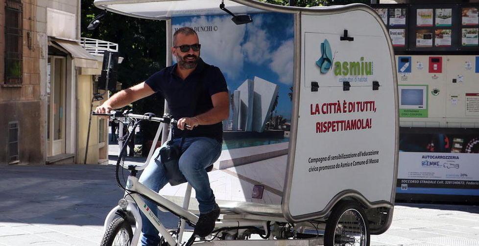 La città ora la pulisce l’ecologico T-riciclo 