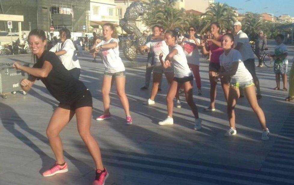 Esibizione di danza a Villa Cavanis 