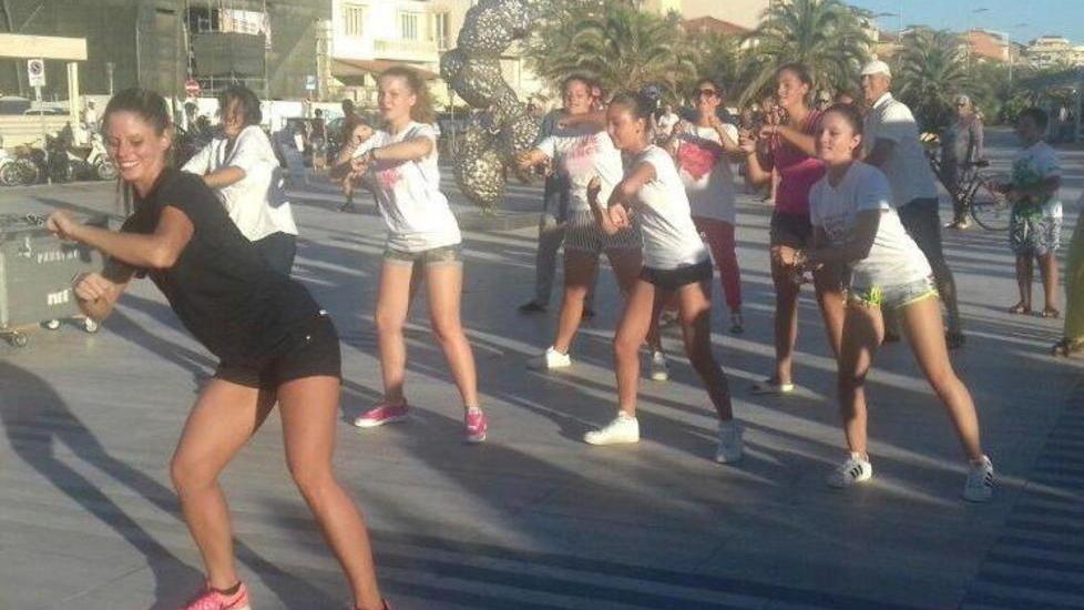 Esibizione di danza a Villa Cavanis