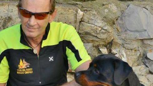 L’ultima missione di Domenici ad Amatrice con il suo Arturo