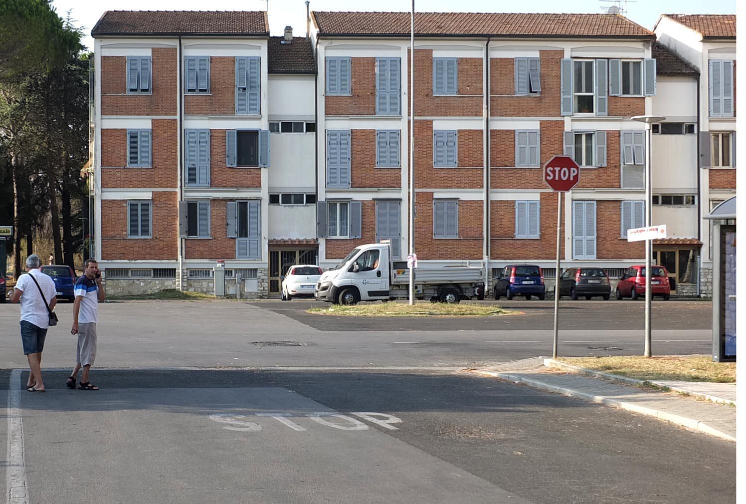 La piazza dei Passi dove si è originata la rissa