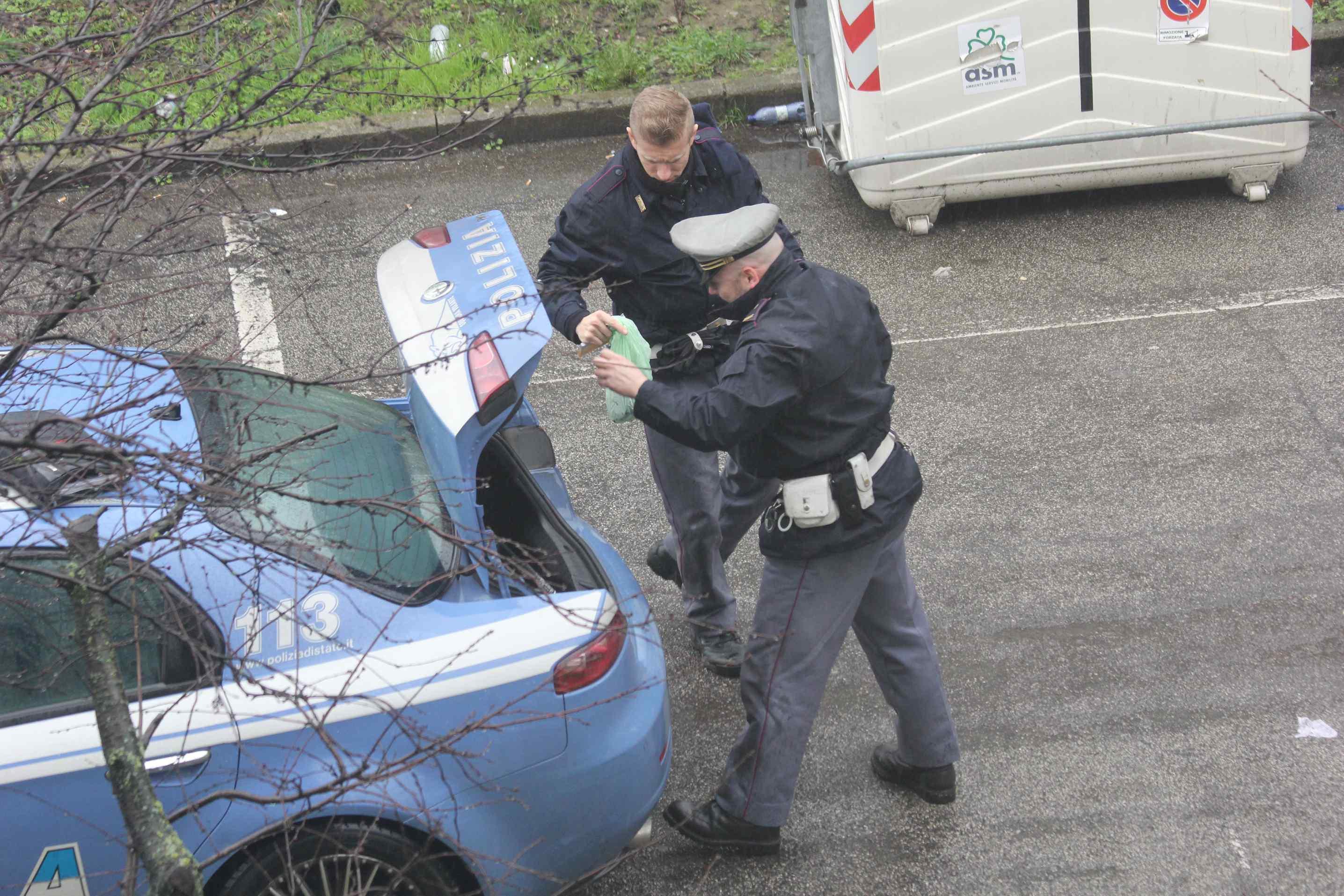 Una Volante della polizia