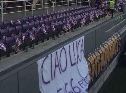 «Ciao Luca, tutto il Franchi è per te» 