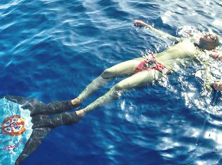 Chiara Obino si supera e sprofonda a -75 metri