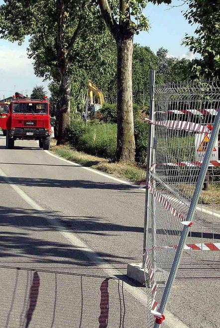 Interventi di ripristino delle frane