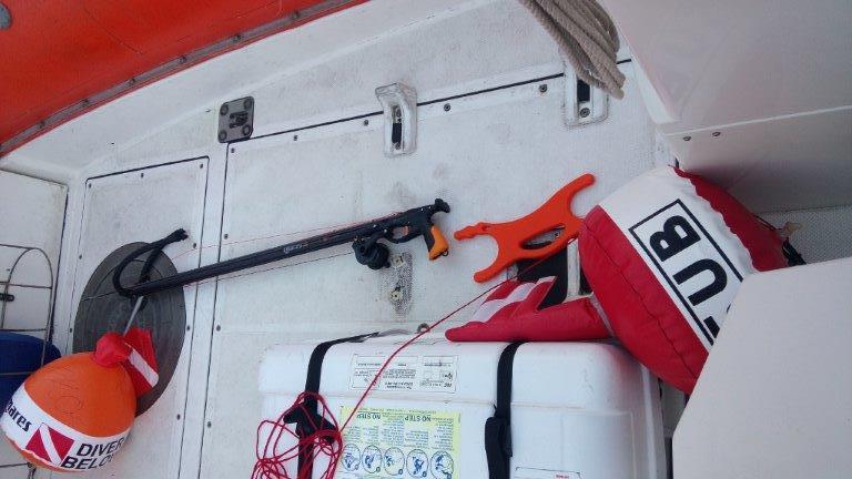 Pesca col fucile davanti ai bagni Pancaldi, multato sub livornese 