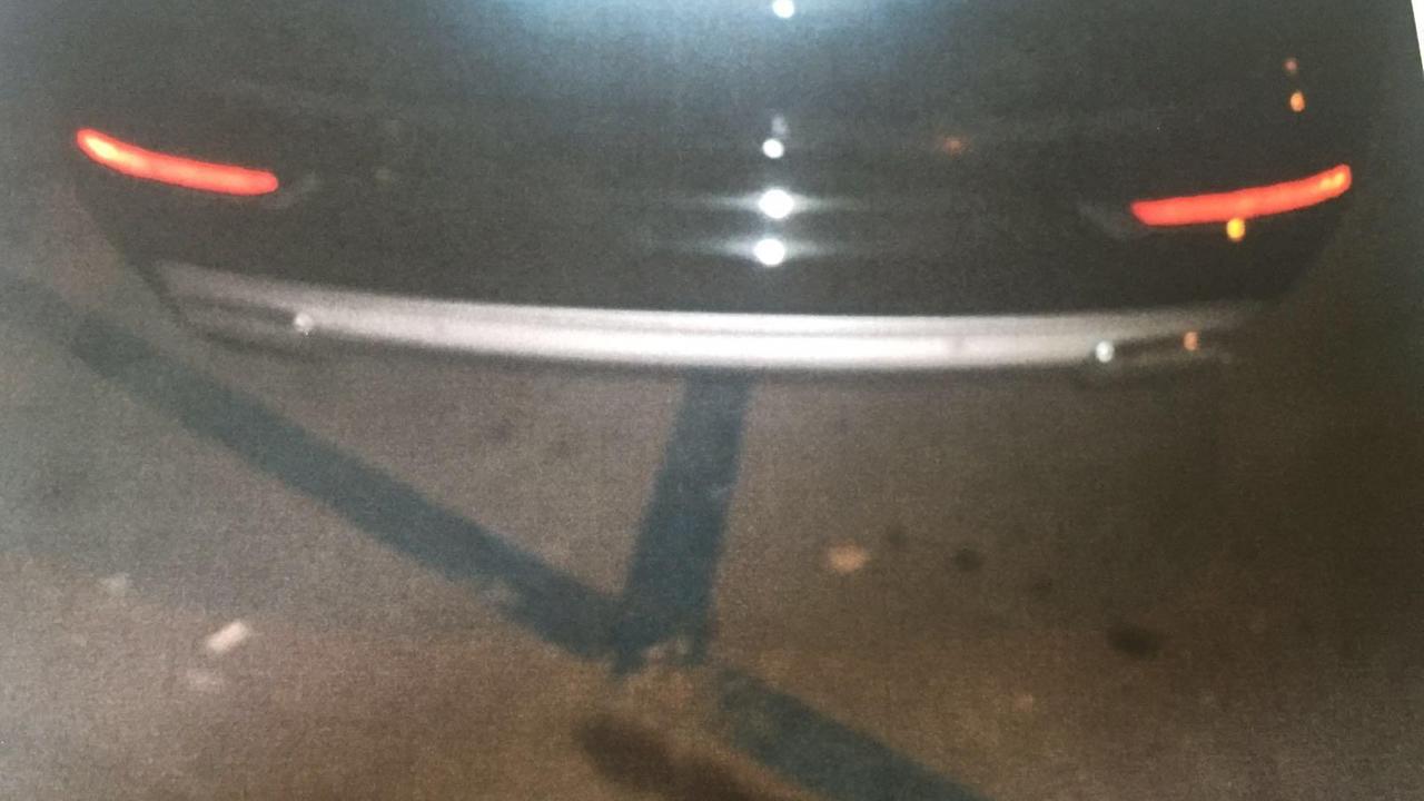 L'auto multata