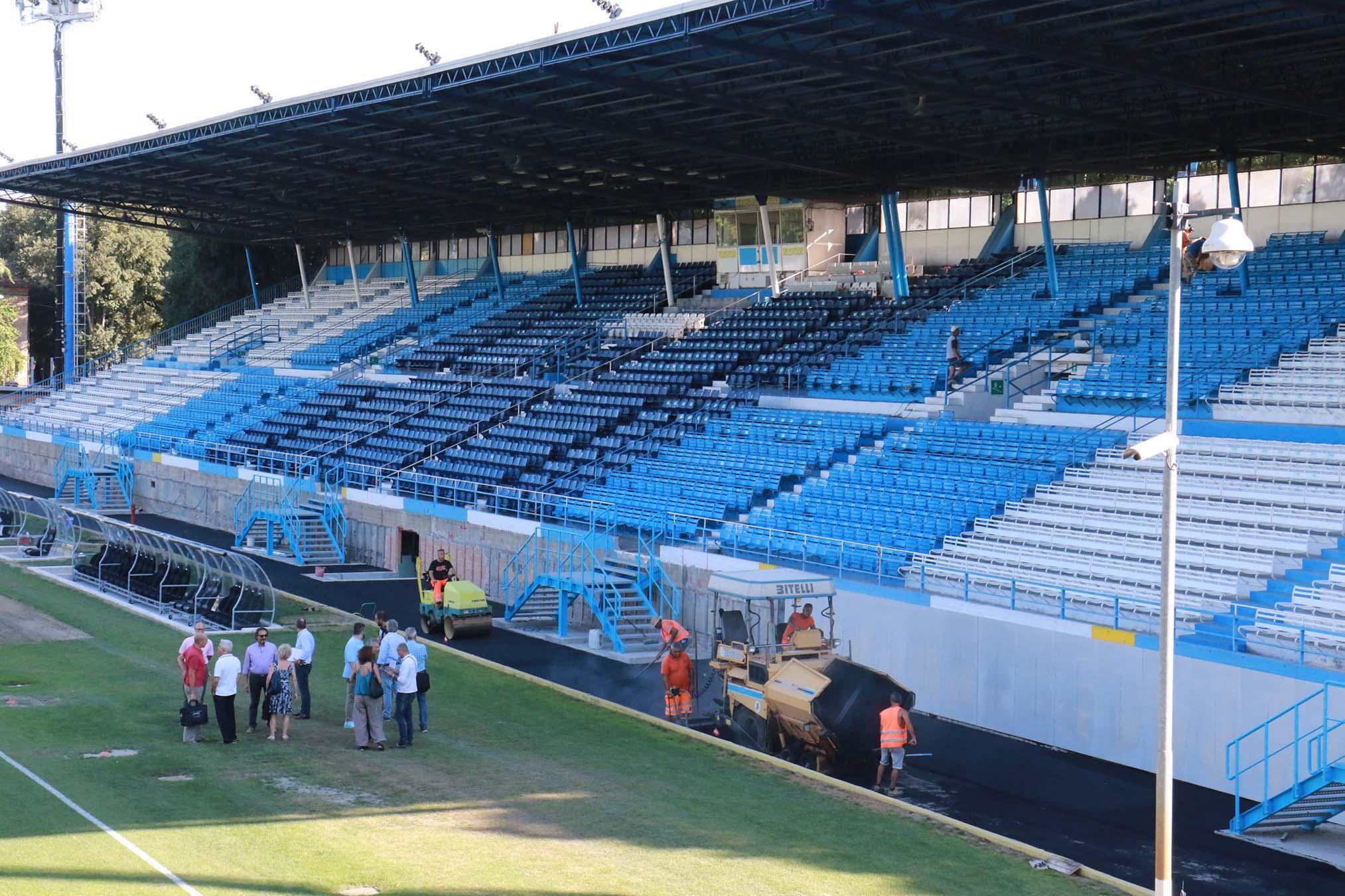 La Commissione di vigilanza allo stadio Paolo Mazza per l'ultimo sopralluogo