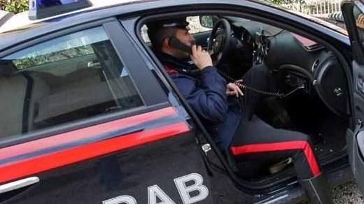 Un intervento dei carabinieri (foto d'archivio)