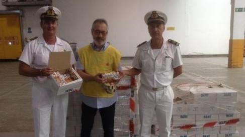 Sette tonnellate di pesce donate alla Caritas