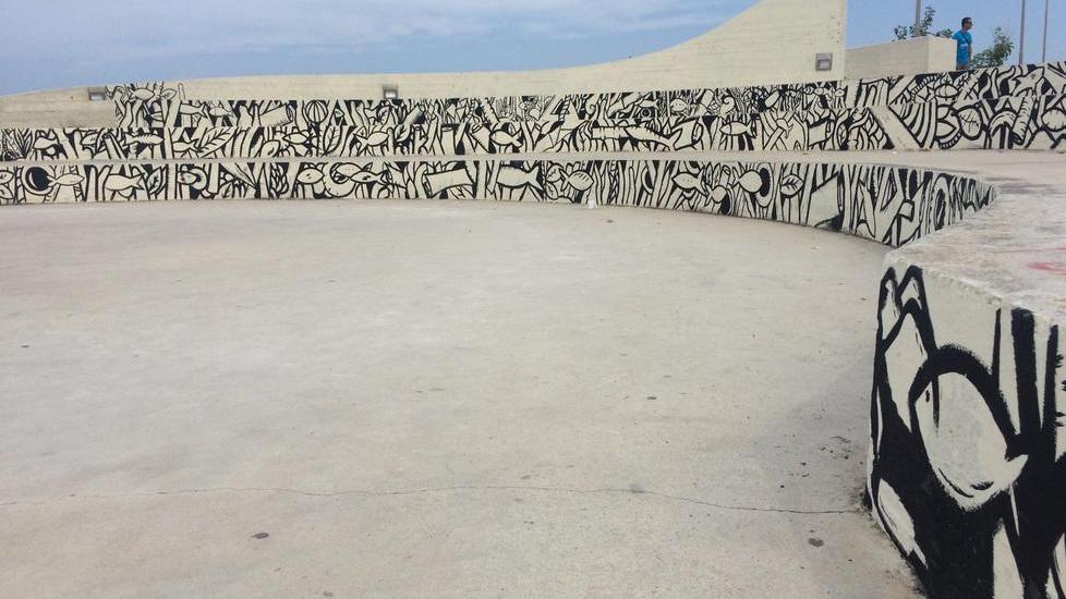 Anfiteatro abbellito dai writer