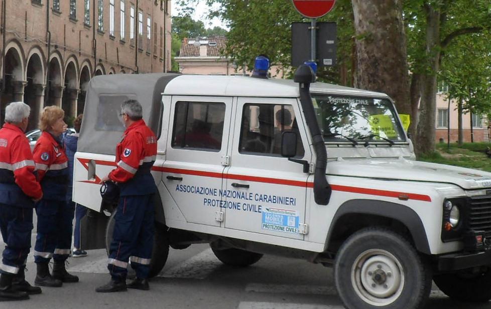 L’associazione carabinieri in campo per i terremotati 