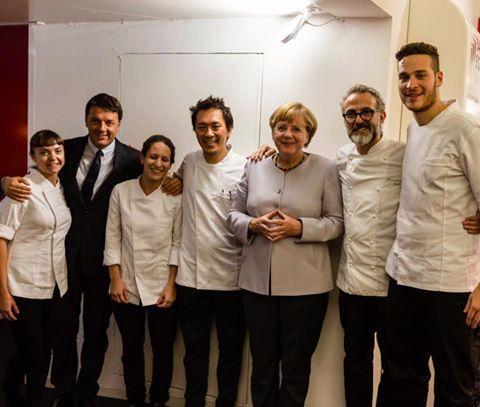 Renzi-Merkel: L’accordo del... tortellino sotto gli occhi di Bottura 