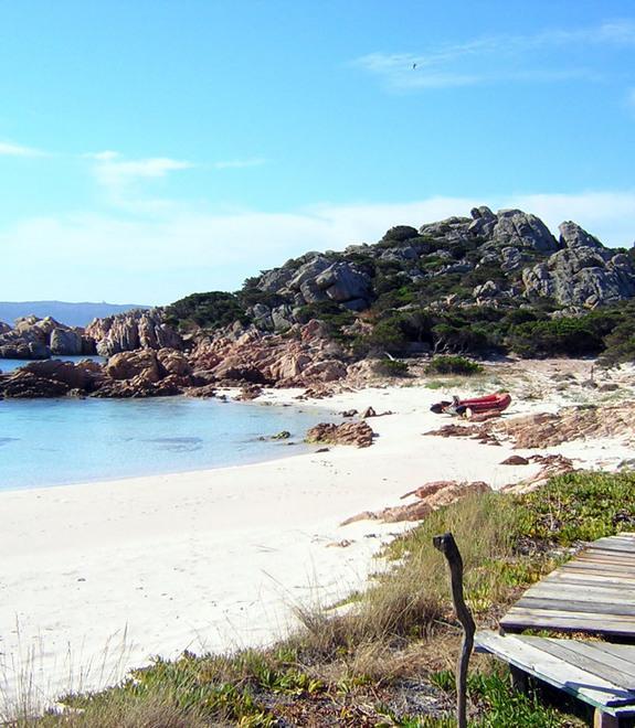Uno scorcio del paradiso dell'isola di Budelli