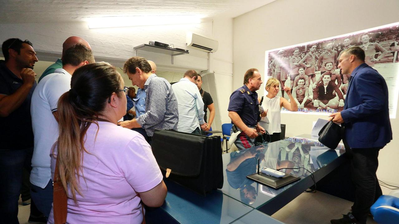 La riunione del Gos allo stadio di Empoli (foto agenzia Carlo Sestini)