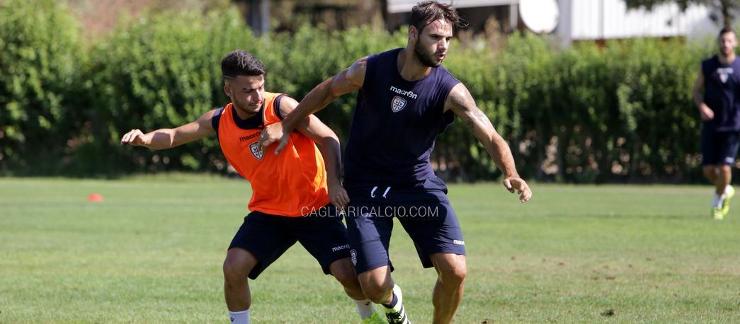 Il greco Panagiotis Tachtsidis durante l'allenamento
