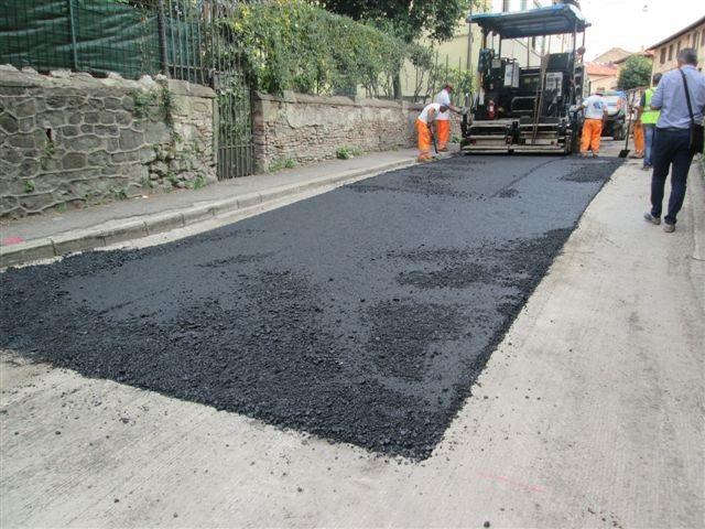 Pistoia, arriva l'asfalto nuovo in viale Matteotti