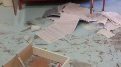 Vandali alla scuola di Marciana