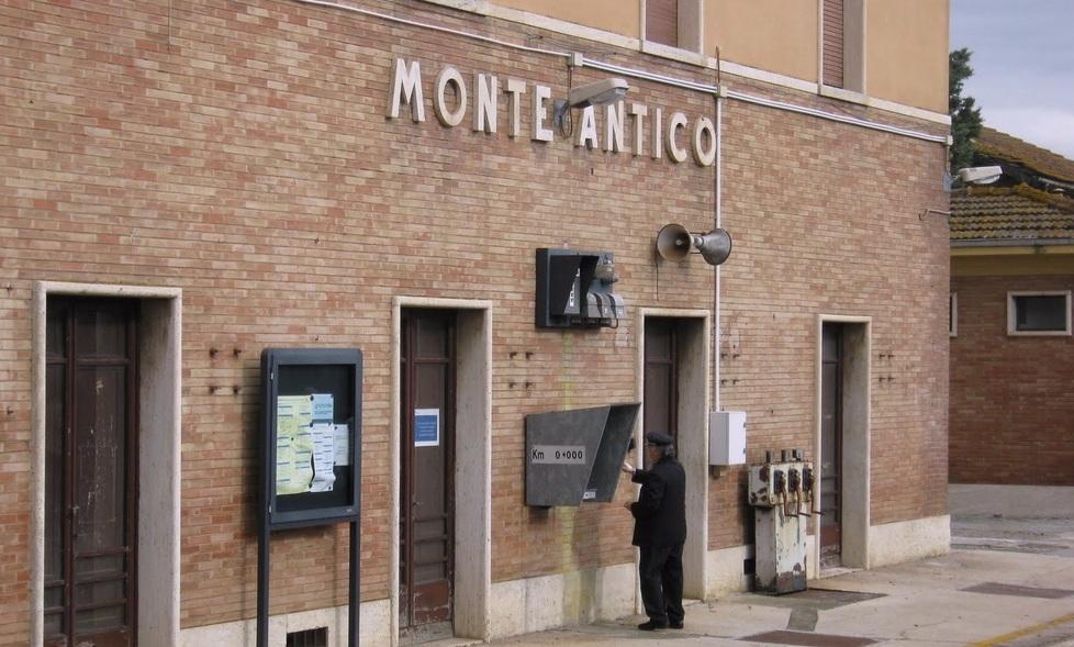 Un set alla stazione di Monte Antico