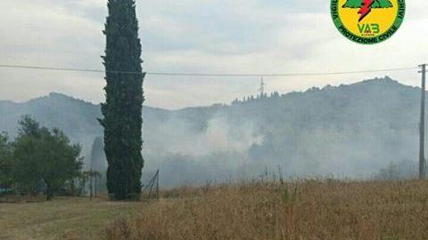 L'intervento della Vab Colline medicee a Bonistallo