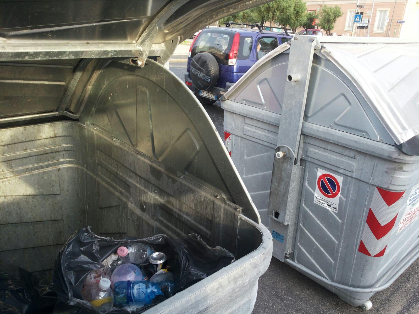 La spazzatura dei Pancaldi gettata nell'indifferenziata