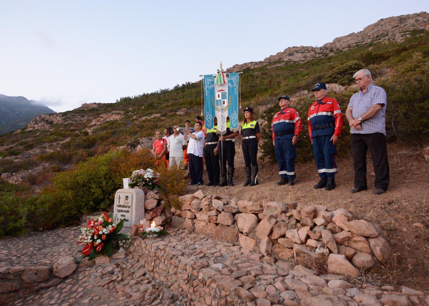 La commemorazione del pilota Simeone Camalich (foto Mario Rosas)