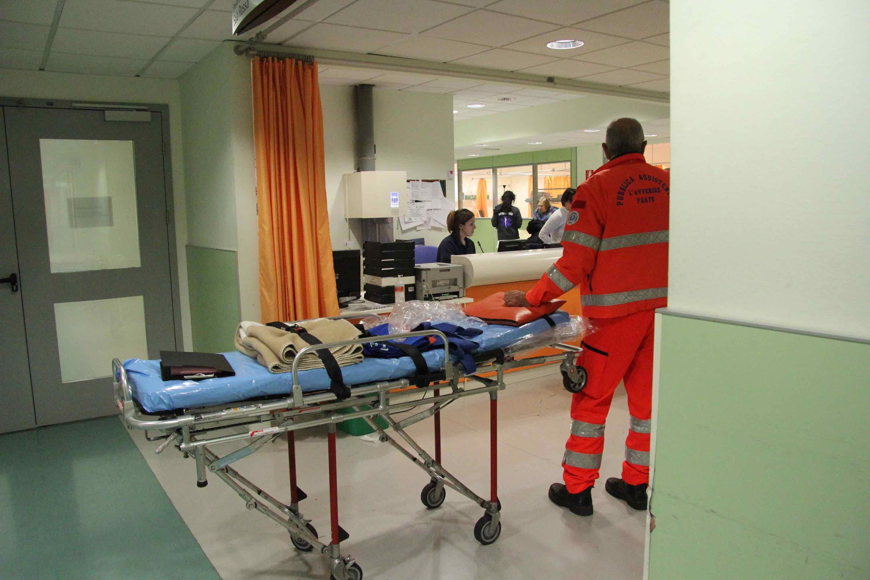 L'interno del Pronto soccorso