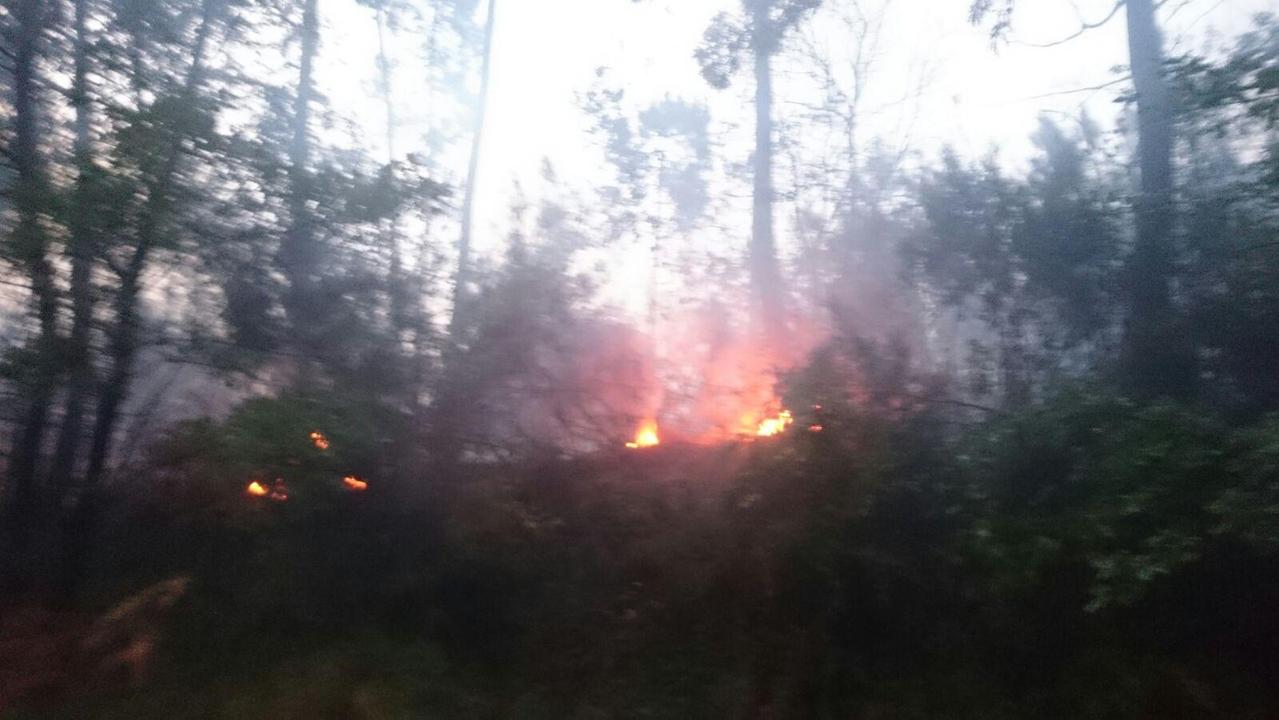 L'incendio a Pinete