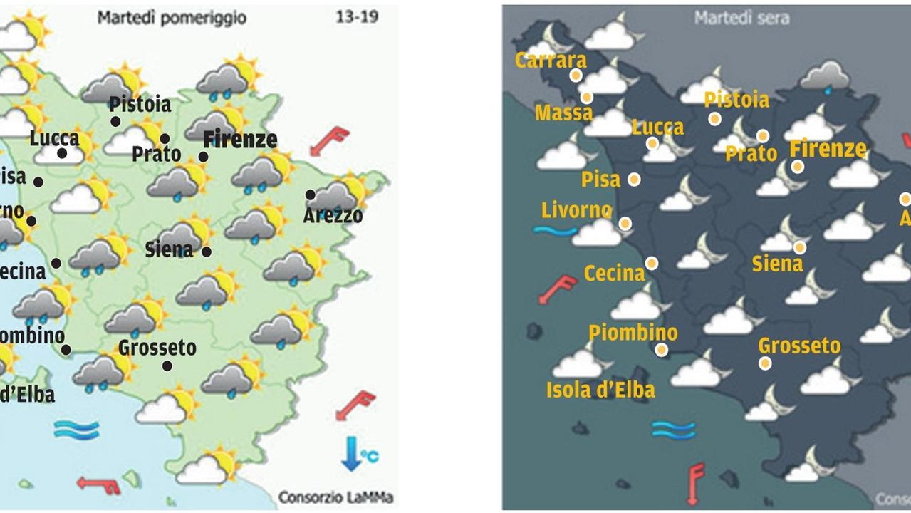 Ecco le previsioni del consorzio Lamma per il 6 settembre