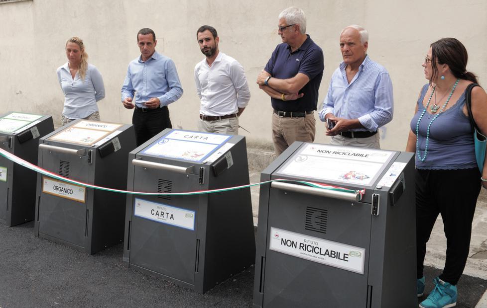 Inaugurata l’isola in piazzetta delle Poste 