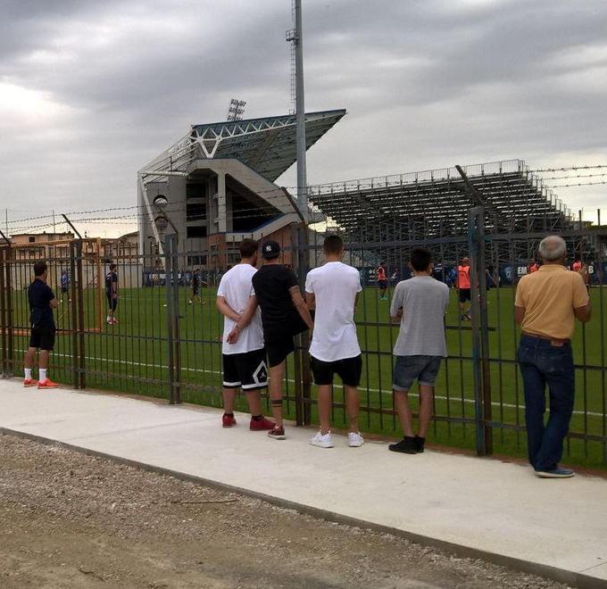 Aperto lo spazio delle ex tribune Ora l’allenamento torna... aperto