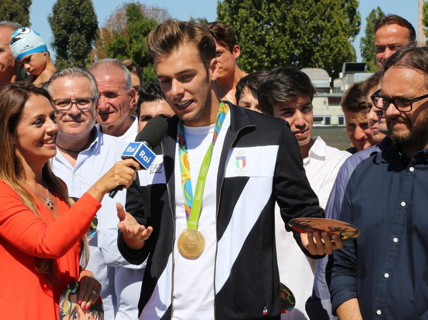 Consiglio: le chiavi della città all’olimpionico super Greg