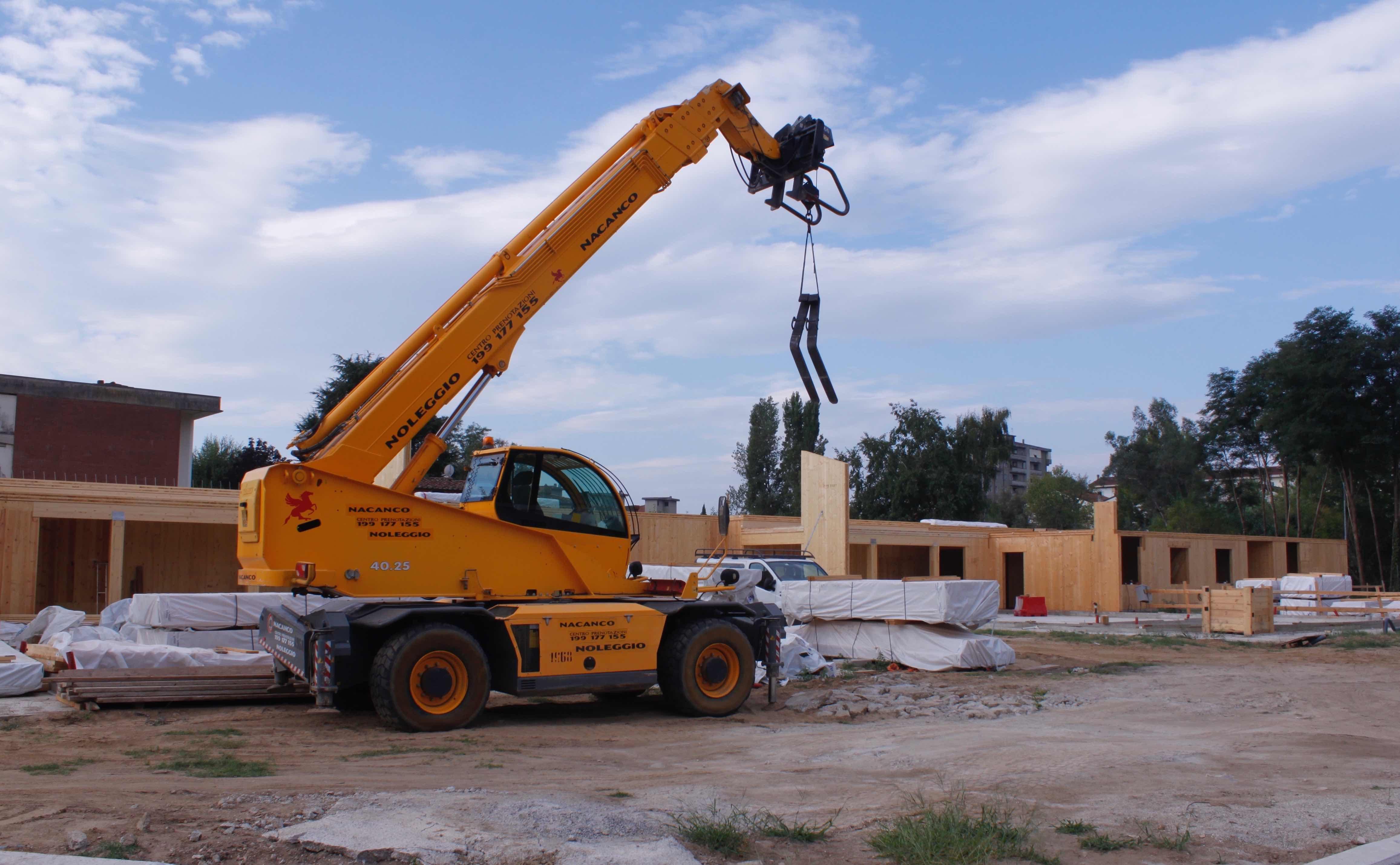 Il cantiere a Margine Coperta