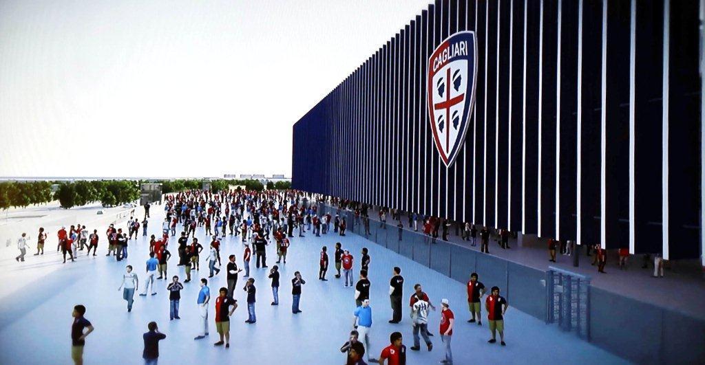 Il rendering del progetto del nuovo stadio