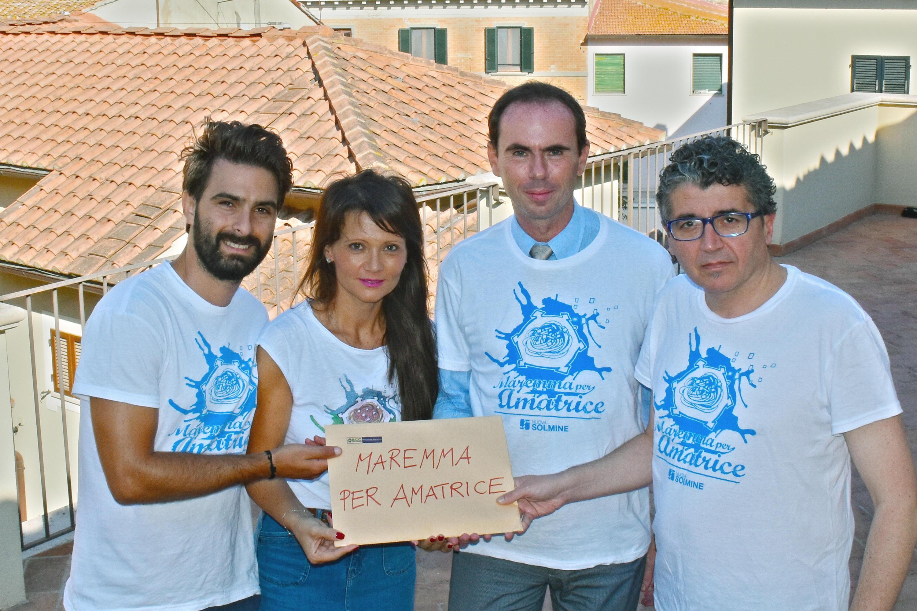 Da sinistra Andrea Terranzani, Rita Martini, Fabio Becherini ed Emilio Guariglia (foto Agenzia Bf)