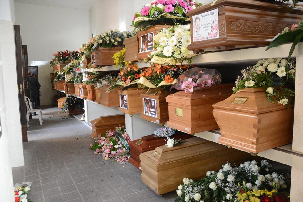 La camera mortuaria di Sassari