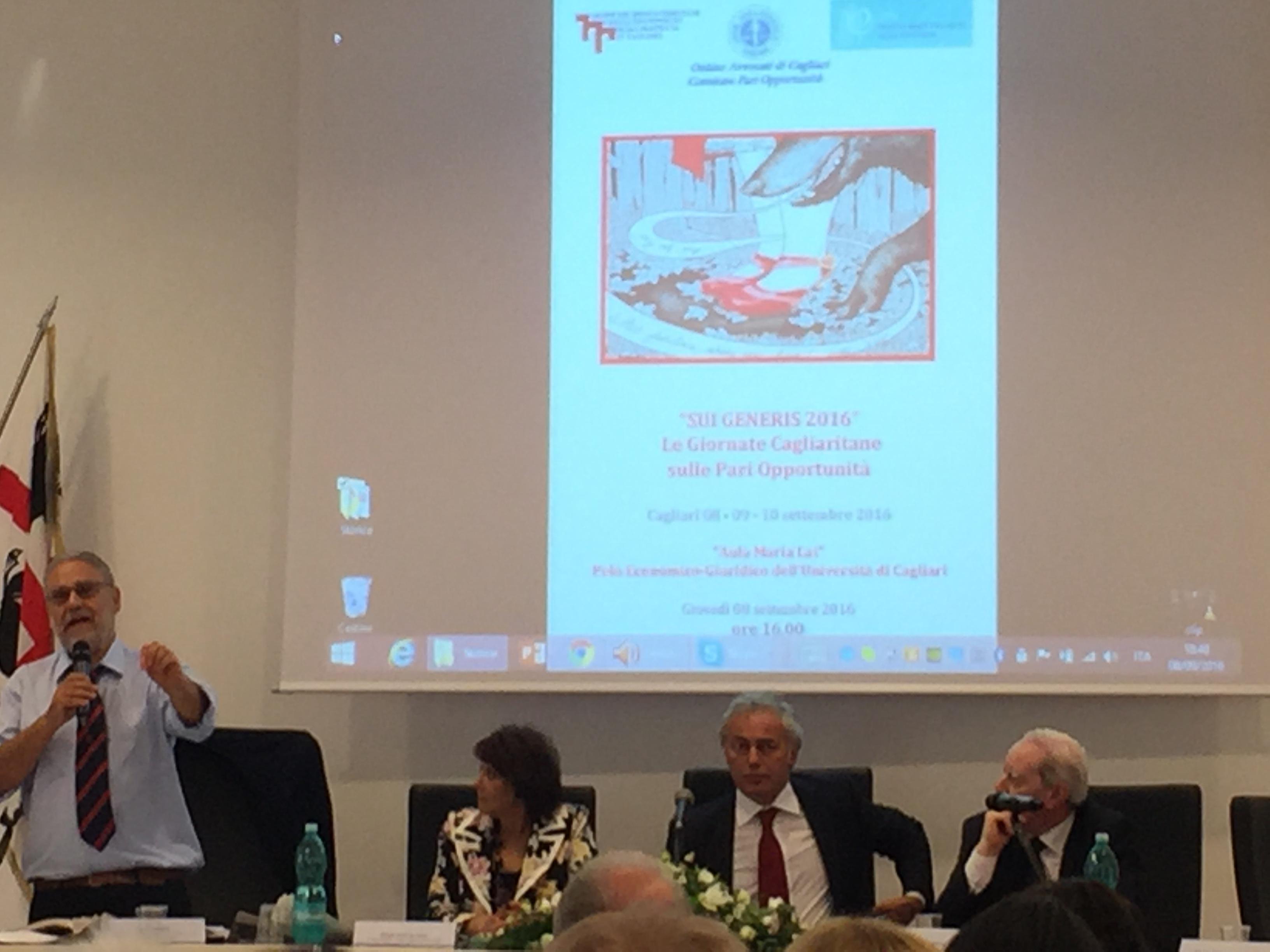 Il costituzionalista Pietro Ciarlo interviene in un dei dibattiti di "Sui generis"